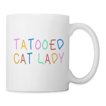 Tatooed Cat Lady - Tasse - Weiß - Rechts