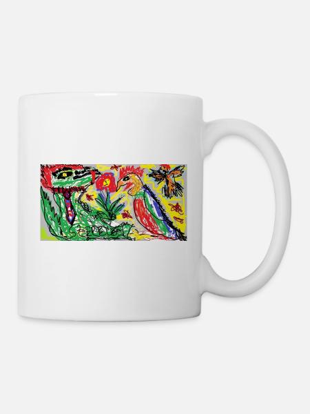 Wilde Romanze - Tasse - Weiß