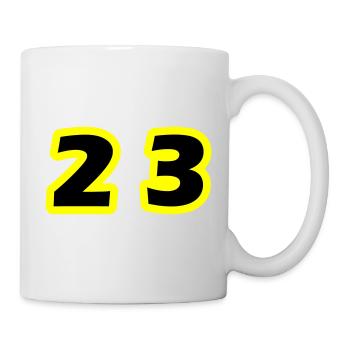 23 Number symbol - Mug - white - Right