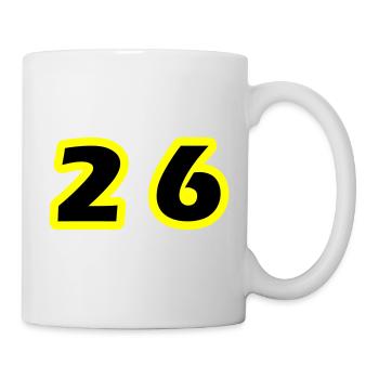 26 Number symbol - Mug - white - Right