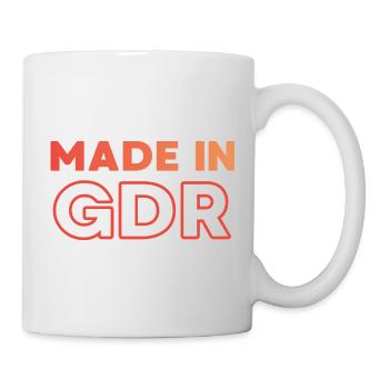 Made in GDR - Tasse - Weiß - Rechts