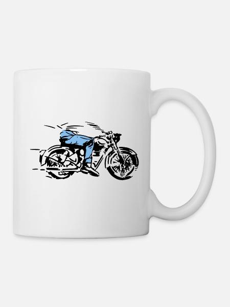 cycliste - Mug blanc - blanc