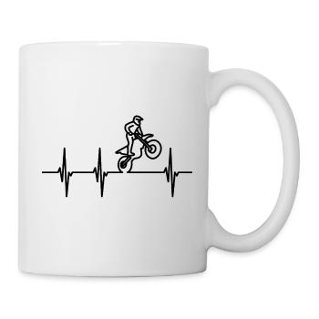Heartbeat Motocross - Mug - white - Right