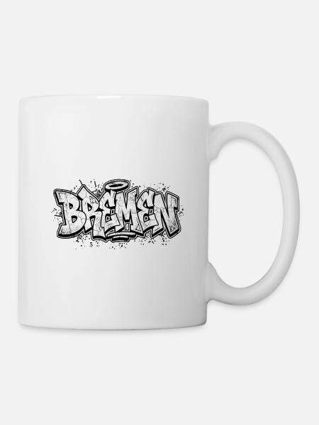Bremen Graffiti Hip Hop - Tasse - Weiß
