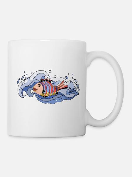 Fisch - Tasse - Weiß