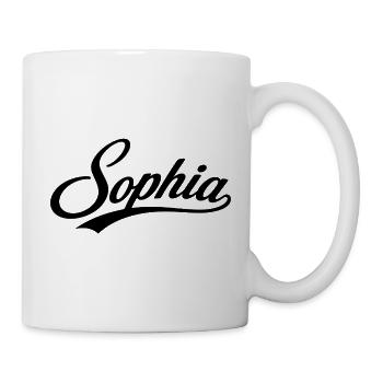 Cadeau du nom de Sophia pour elle - Mug blanc - blanc - Droite