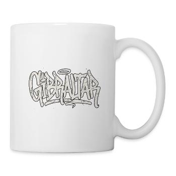 Gibraltar Graffiti Hip Hop - Mug blanc - blanc - Droite