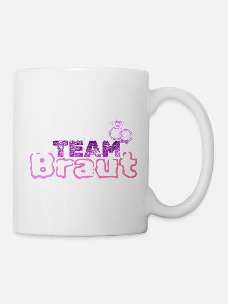 Team Braut - Tasse - Weiß