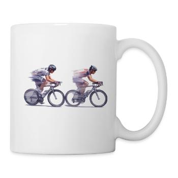 Double Race Sprint Cycling - Mug - white - Right