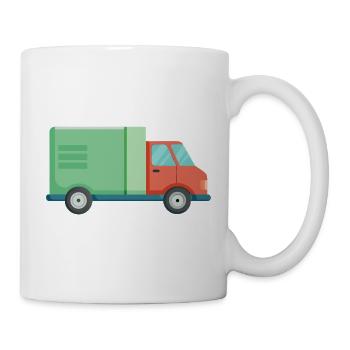 Lieferauto - Tasse - Weiß - Rechts