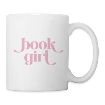 Buchgirl - Book Girl Retro - Tasse - Weiß - Rechts