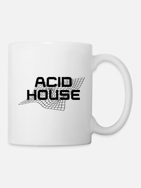 Acid Haus - Tasse - Weiß