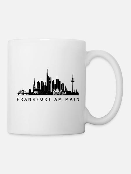 Skyline Frankfurt am Main - Tasse - Weiß