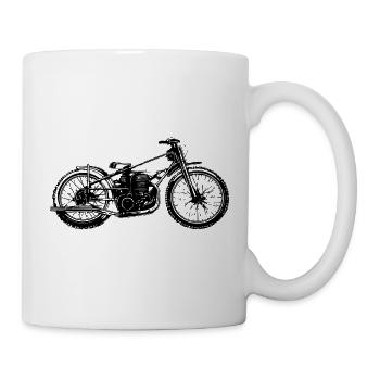 Speedway motorcycle - Mug - white - Right