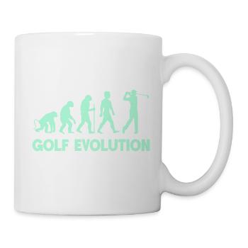 Golf Evolution Silhouettes - Mug - white - Right