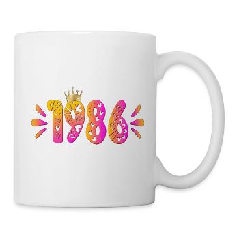 Birthday 1986 Birthday Crown - Mug - white - Right