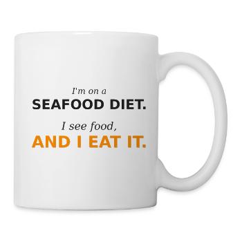 Seafood Diet Food - Mug - white - Right