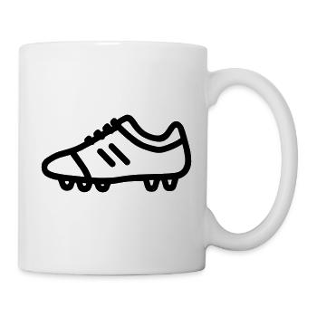 Fußballschuhe - Tasse - Weiß - Rechts