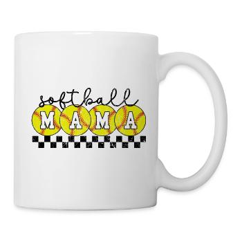 Softball Mama Game Day - Mug - white - Right