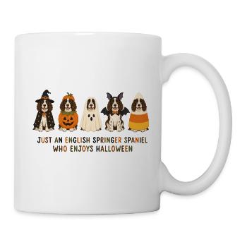 Halloween English Springer Spaniel - Tasse - Weiß - Rechts