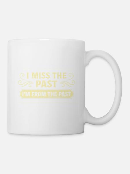 Ich komme aus der Vergangenheit - Tasse - Weiß