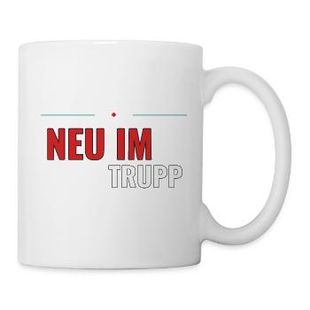 Jugendfeuerwehr Geschenk Neu im Trupp Shirt - Tasse - Weiß - Rechts