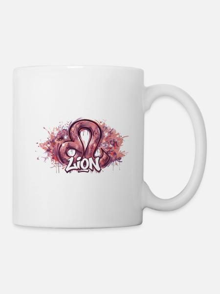 Straßenlöwe - Tasse - Weiß
