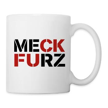 Meck Furz | Merz - nicht mein Kanzler - Tasse - Weiß - Rechts