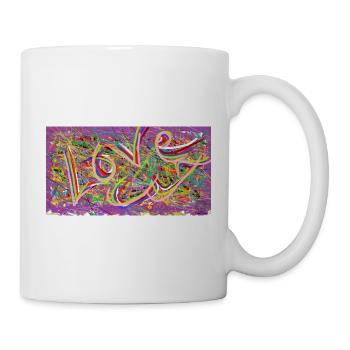 TENSERA LOVE - Neue Ära Farbexplosion - Tasse - Weiß - Rechts