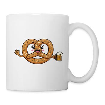 Brezn-Alarm – Brezel Wiesen Bierfest - Tasse - Weiß - Rechts