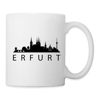 Erfurt Skyline - Tasse - Weiß - Rechts