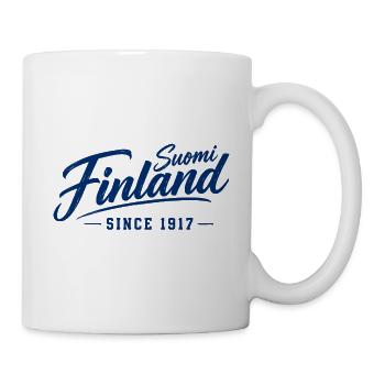 Suomi - Finland - Since 1917 - Finnland - Helsinki - Tasse - Weiß - Rechts