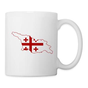 Georgien Landkarte  - Tasse - Weiß - Rechts