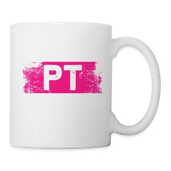 Thysical therapy PT Physiotherapie Physiotherapeut - Tasse - Weiß - Rechts