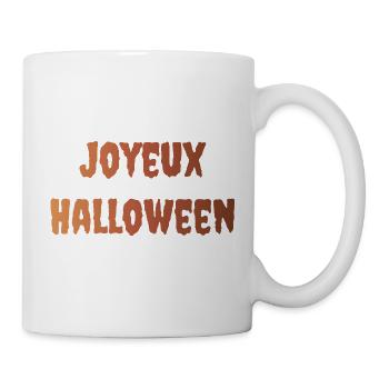 HALLOWEEN. KÜRBIS. KÜRBIS-HALLOWEEN. - Tasse - Weiß - Rechts