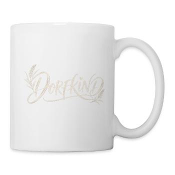 Dorfkind mit Ähren im rustikalen Landstil - Tasse - Weiß - Rechts