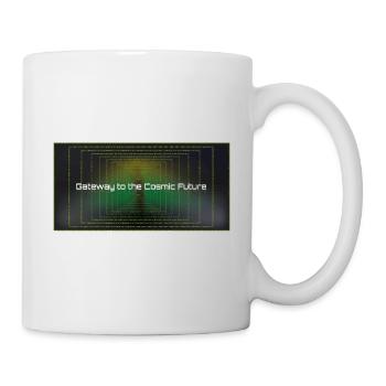 Tor zur Kosmischen Zukunft - Tasse - Weiß - Rechts