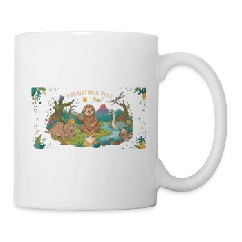 Prehistoric Pals Dino & Friends - Tasse - Weiß - Rechts