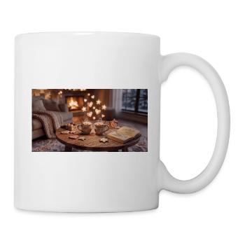 Kaminzauber Kuschelabend - Tasse - Weiß - Rechts