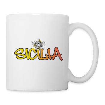 Sicilia - Tasse - Weiß - Rechts
