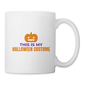 Das ist mein Halloween-Kostüm - Tasse - Weiß - Rechts