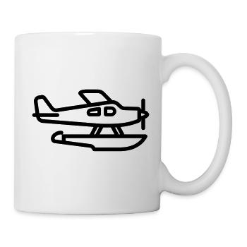Wasserflugzeug - Tasse - Weiß - Rechts