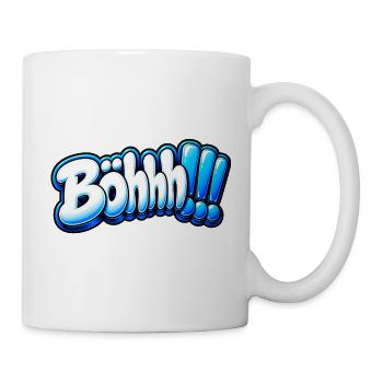 Böhhh!!! – Lustiger Spruch - Tasse - Weiß - Rechts