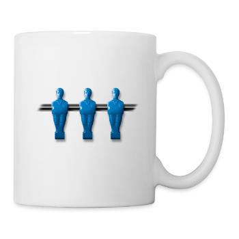 Kickerspieler - Tasse - Weiß - Rechts