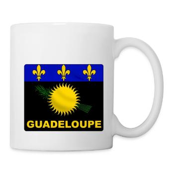 guadeloupe flag - Mug blanc - blanc - Droite