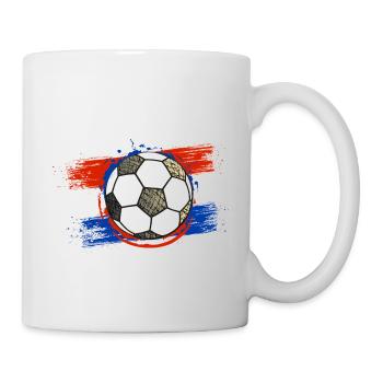 Football Pays-Bas (Pays-Bas) 01 - Mug blanc - blanc - Droite