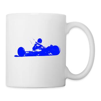 Kitebuggy_Blau - Tasse - Weiß - Rechts