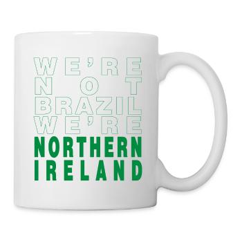 Nous ne sommes pas le Brésil Nous sommes d'Irlande - Mug blanc - blanc - Droite