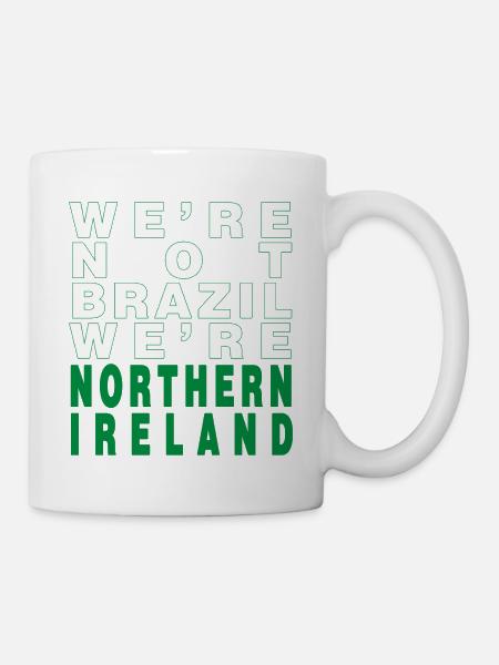 We're Not Brazil We're Northern Ireland - Mug - white