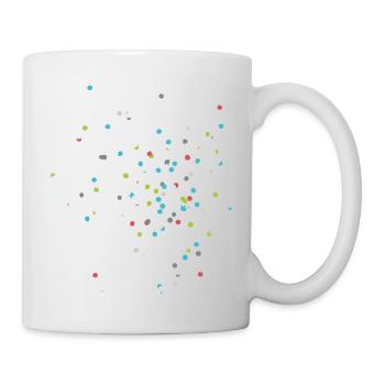 Konfetti - Tasse - Weiß - Rechts